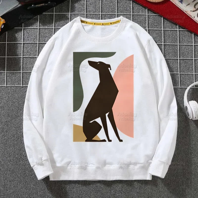 ⭐ Greyhound Hoodie Damen | Crazy Greyhound Lady | Harajuku Streetwear Pullover