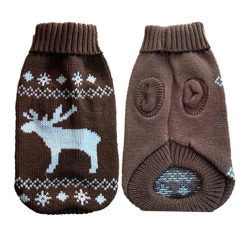 ❄️Warm Knitted Pet Sweater — Soft Winter Clothes for Small & Medium Dogs