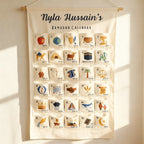 ⭐Personalisierter Ramadan Kalender | 30 Tage Countdown Wandbehang | Islamisches Kinder Geschenk