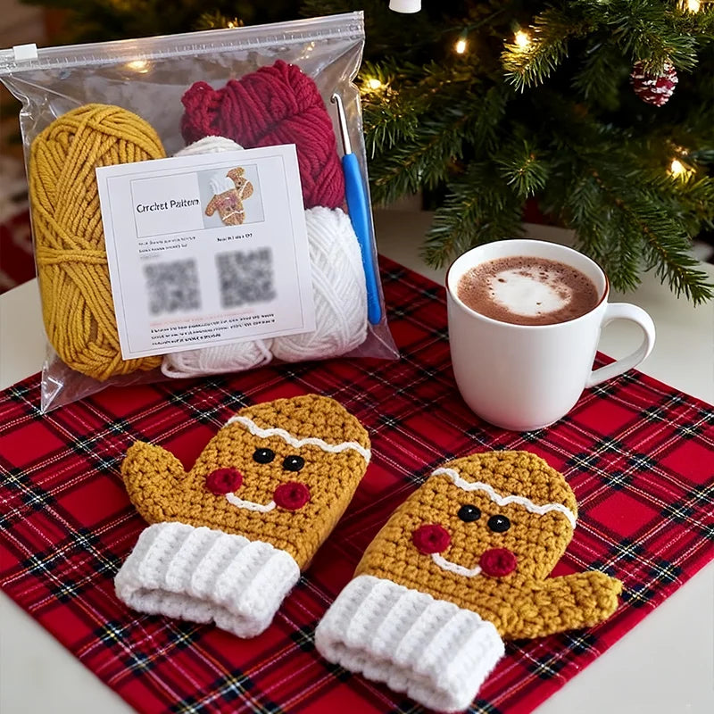 DIY Crochet Kit for Beginners Suitable for Handcrafting, Gifting to Best Friends/Pals, Parent-Child Interaction, and Cognitive D