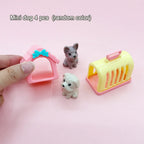 ⭐ Puppenhaus Zubehör Haustiere | Mini Hund & Katze 1:12 | Kawaii Spielzeug Set ab 3J