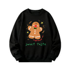 ⭐ Weihnachts Hoodie Lebkuchenmann | Baumwolle Sportlich | Unisex Damen Herren & Teens