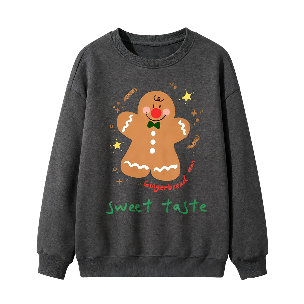 ⭐ Weihnachts Hoodie Lebkuchenmann | Baumwolle Sportlich | Unisex Damen Herren & Teens