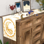 Ramadan Table Runner Eid Mubarak Decoration 2026 for Home Ramadan Kareem Ramadan Mubarak Islamic Muslim Party Eid Al-Fitr Gifts
