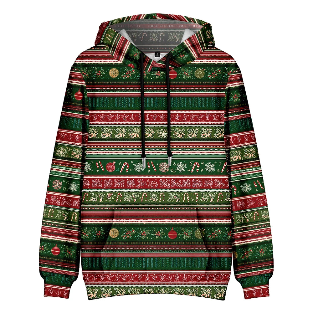 ⭐ Ugly Christmas Hoodie Damen & Herren | 3D Druck Weihnachtspullover | Lustig & Bunt