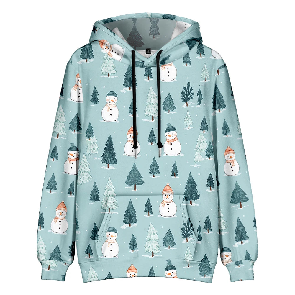 ⭐ Ugly Christmas Hoodie Damen & Herren | 3D Druck Weihnachtspullover | Lustig & Bunt