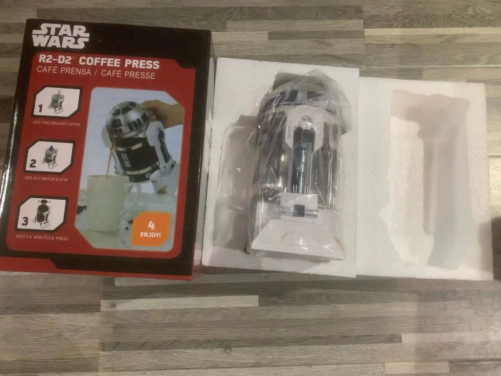 ⭐Star Wars R2-D2 Kaffeebereiter | 960ml French Press | Roboter Kanne Edelstahl