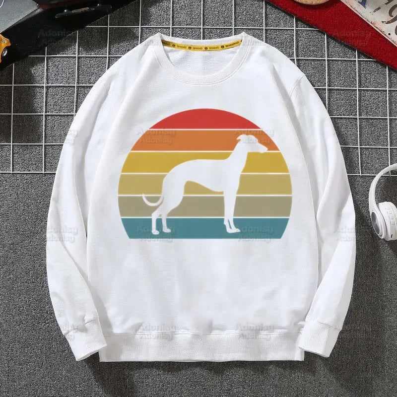 ⭐ Greyhound Hoodie Damen | Crazy Greyhound Lady | Harajuku Streetwear Pullover