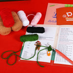 ⭐ DIY Häkelset Weihnachten | Baumwollgarn Starter Kit | Anfänger Komplettset | Deko