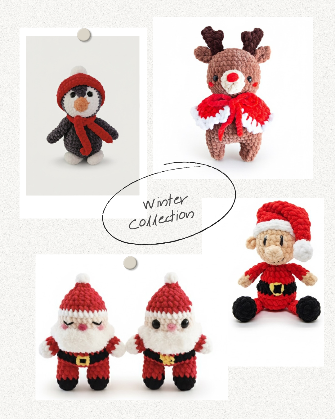 fellundmasche-winter-snuggle-friends-gruppe-handmade
